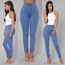 Load image into Gallery viewer, Plus Size High Waist Skinny Jeans - nevaehshalo
