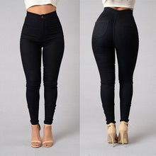 Load image into Gallery viewer, Plus Size High Waist Skinny Jeans - nevaehshalo
