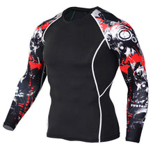 Load image into Gallery viewer, Mens Compression Shirts 3D Teen Wolf Jerseys Long Sleeve T Shirt Fitness Men Lycra MMA Crossfit T-Shirts Tights Brand Clothing - nevaehshalo
