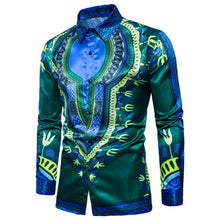 Load image into Gallery viewer, Africa Clothing Men&#39;s Shirt Print Bazin African
