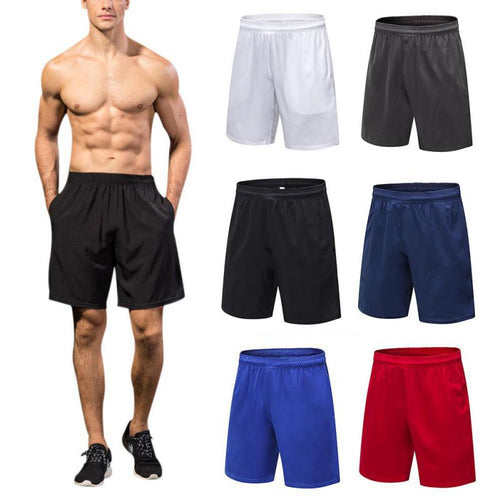 Running Shorts Men Compression Marathon Quick Dry Gym Tights Sport Shorts With Pocket Plus Size Running Shorts Men - nevaehshalo