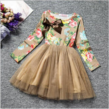 Load image into Gallery viewer, 3 4 5 6 7 8 Years Flower Girl Birthday Dress Wedding Kid&#39;s Children Girls Clothes Princess Baby Colorful Clothing - nevaehshalo
