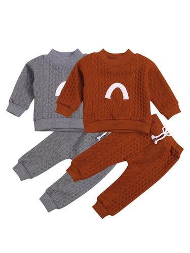 Girls and Boys 2Pcs Fall Outfits, - nevaehshalo