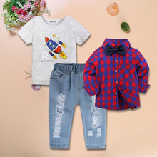 Load image into Gallery viewer, Boy Clothing Sets T-shirt+Jeans - nevaehshalo
