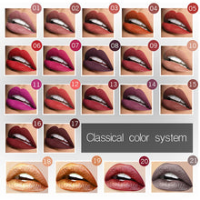 Load image into Gallery viewer, 21 Color Women Fashion Matte Liquid Lipstick Non-stick Cup Lipgloss Sexy Long-lasting Lip Glosses Charm Lip Balm Cosmetic Beauty - nevaehshalo
