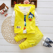 Load image into Gallery viewer, Cartoon Donald Duck  Sport Boys Clothing Sets Suits - nevaehshalo
