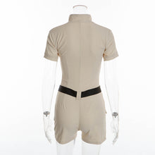 Load image into Gallery viewer, Women&#39;s Rompers  Jumpsuits Khaki Mini Pants Trousers.
