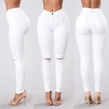 Load image into Gallery viewer, High Waist Skinny Fashion  Jeans for Women Hole  Slim Ripped Denim - nevaehshalo
