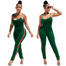 Load image into Gallery viewer, Fashion two piece set women clothes  Sexy halter top and pants
