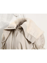 Load image into Gallery viewer, Women&#39;s Winter New Style Casual Lapel Pleated Sleeve Cotton Jacket
