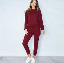 Load image into Gallery viewer, Women 2 Piece  Sports Suit Sweatshirt+Pants  for Women - nevaehshalo
