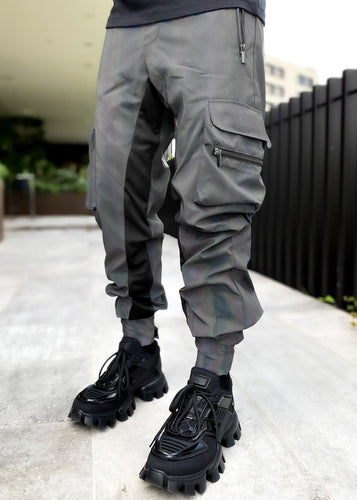 Men's casual pants European and American sports pants Amazon trousers multi-pocket overalls - nevaehshalo