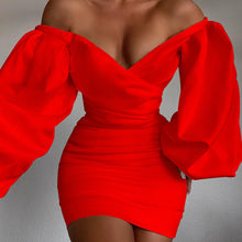 Load image into Gallery viewer, Temperament Commuter Mid-Waist Skirt Wrap Chest Solid Color Sexy Off-Shoulder Skirt - nevaehshalo
