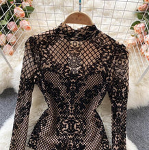 Load image into Gallery viewer, All-In-One Sexy See-Through Long-Sleeved Leopard-Print
