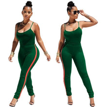 Load image into Gallery viewer, Fashion two piece set women clothes  Sexy halter top and pants
