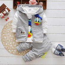 Load image into Gallery viewer, Cartoon Donald Duck  Sport Boys Clothing Sets Suits - nevaehshalo
