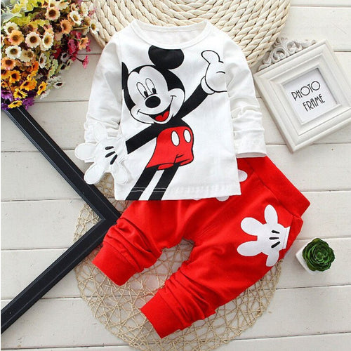 Newborn, Boys And Girl's Clothes Long Sleeved T-shirts + Pants  Suits - nevaehshalo