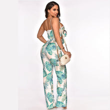 Load image into Gallery viewer, Sexy Printed Chest Wrapped Jumpsuit  omen&#39;s Casual Jumpsuit
