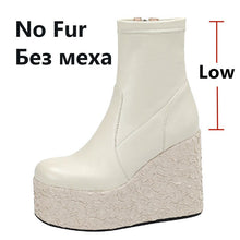 Load image into Gallery viewer, Newest Women Ankle Boots  Fashion Punk Style High Platforms Wedges Heels
