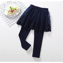 Load image into Gallery viewer, Cotton  Girls Leggings Lace Princess Skirt-pants
