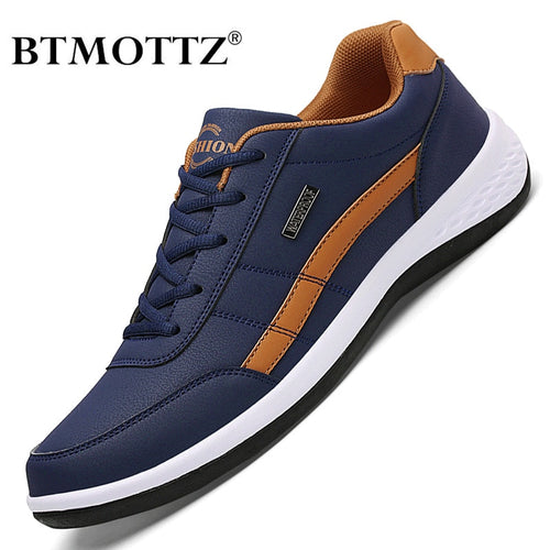 Leather Men Shoes Luxury Brand England Trend Casual Shoes Men Sneakers Italian Breathable Leisure Male Footwear Chaussure Homme - nevaehshalo