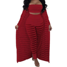 Load image into Gallery viewer, Big Size S-3xl Summer Tracksuit  Sexy Women&#39;s Set Three Pieces Suits  Casual - nevaehshalo
