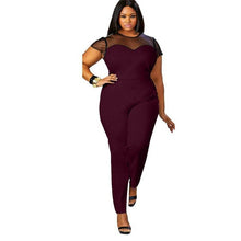 Load image into Gallery viewer, Big Size Casual Office Work Summer Women Jumpsuit
