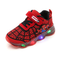 Load image into Gallery viewer, 1-14 Years Old Luminous Sneakers Boy Girl Cartoon LED Light Up Shoes Glowing with Light Kids Shoes Children Led Sneakers Brand - nevaehshalo
