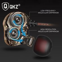 Load image into Gallery viewer, Earphones QKZ KD4 fone de ouvido Mini Dual Driver Original hybrid
