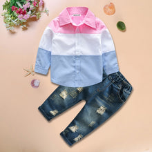 Load image into Gallery viewer, Boy Clothing Sets T-shirt+Jeans - nevaehshalo
