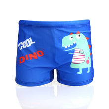 Load image into Gallery viewer, Boy Swimming Trunks dinosaur fish Print Cartoon - nevaehshalo
