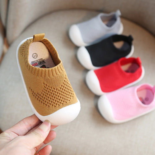 Spring Infant Toddler Shoes Girls Boys Casual Mesh Shoes Soft Bottom Comfortable Non-slip Kid Baby First Walkers Shoes - nevaehshalo