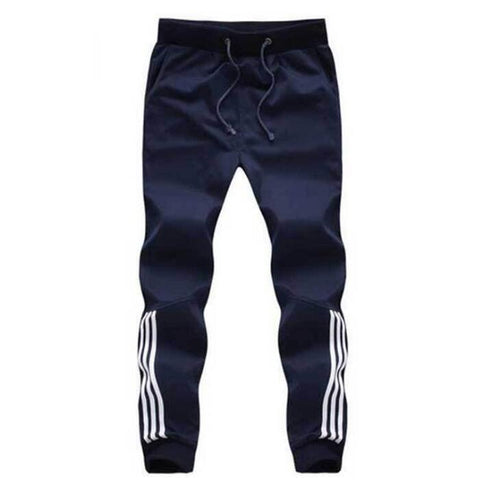 Tracksuit Bottoms Mens Casual Pants Cotton Sweatpants Mens Joggers Striped Pants Gyms Clothing Plus - nevaehshalo