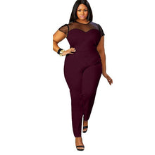 Load image into Gallery viewer, Big Size Casual Office Work Summer Women Jumpsuit
