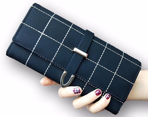 Wallets  With Leather Fashion  Coin Purse Phone Bag 10 Card Holders  ladies - nevaehshalo
