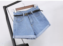 Load image into Gallery viewer, High Waist Women Jeans Denim Shorts Pockets Casual Short - nevaehshalo
