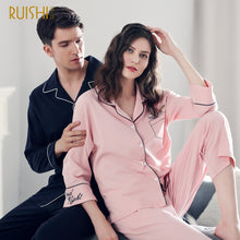 Load image into Gallery viewer, Arrival pajamas couple cotton set men and women matching pajamas  high quality top brand - nevaehshalo
