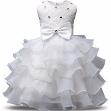 Load image into Gallery viewer, Flower Girl Dress Formal 3-8 Years Floral Baby Girls Dresses Vestidos 9 Colors Wedding Party Children Clothes Birthday Clothing - nevaehshalo
