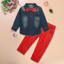 Load image into Gallery viewer, Boy Clothing Sets T-shirt+Jeans - nevaehshalo
