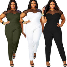 Load image into Gallery viewer, Big Size Casual Office Work Summer Women Jumpsuit
