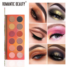 Load image into Gallery viewer, Romantic Beauty 12 Color Dazzle Eye Shadow Plate Pearlescent
