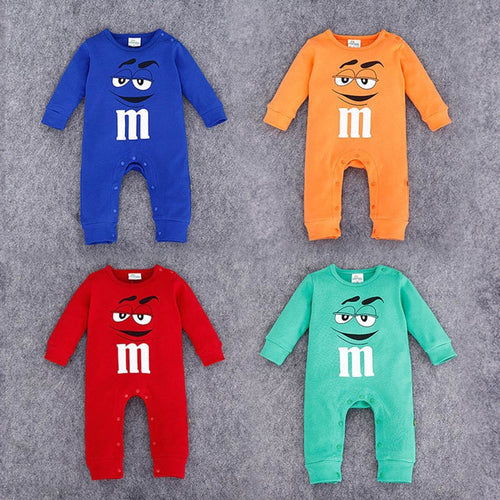 Boys Baby Rompers letter M Clothing Costumes - nevaehshalo