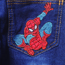 Load image into Gallery viewer, Boys Jeans Children Spiderman Denim Pants for Kids Clothing Casual Trousers - nevaehshalo
