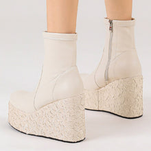 Load image into Gallery viewer, Newest Women Ankle Boots  Fashion Punk Style High Platforms Wedges Heels
