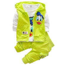 Load image into Gallery viewer, Cartoon Donald Duck  Sport Boys Clothing Sets Suits - nevaehshalo
