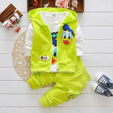 Load image into Gallery viewer, Cartoon Donald Duck  Sport Boys Clothing Sets Suits - nevaehshalo
