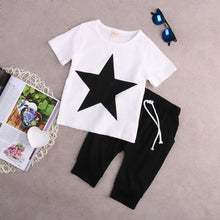 Load image into Gallery viewer, Boys Clothes Star T-shirt Tops Harem Pants 2pcs Outfits - nevaehshalo
