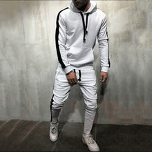 Load image into Gallery viewer, 2 Pieces Sets Men  Hooded Sweatshirt +Drawstring Pants
