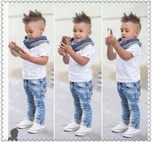 Load image into Gallery viewer, Boy Clothing Sets T-shirt+Jeans - nevaehshalo
