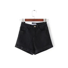 Load image into Gallery viewer, High Waist Women Jeans Denim Shorts Pockets Casual Short - nevaehshalo
